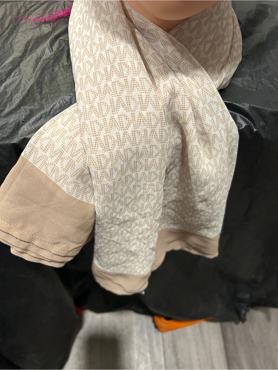 MICHAEL Michael Kors Accessories - Michael Kors Beige Patterned Women's Scarf